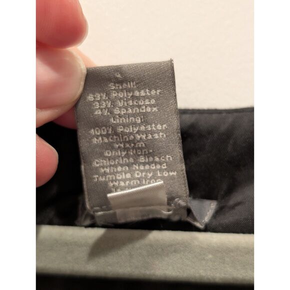 Ann Taylor Sheath Dress Navy Blue Pintuck Square Neck Cap Sleeve Size 16 - Picture 4 of 6